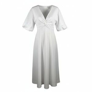 NWT STAUD Finley Dress – White – Size 4